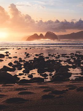 Echoes of the Ocean – A Golden Memory by Rosalie Photography & Prints