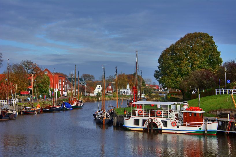 De haven van Carolinensiel van Edgar Schermaul
