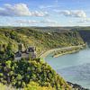 Katz Castle, Loreley and the Rhine bend by Michael Valjak