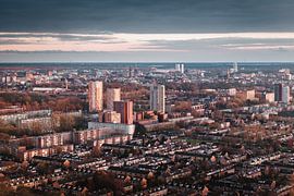 Groningen skyline with Paddepoel by Harmen van der Vaart