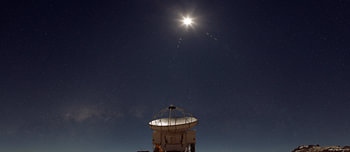 APEX Stands Sentry | Atacama Pathfinder EXperiment