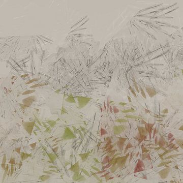 Abstract Organic Shapes Pattern by Dina Dankers