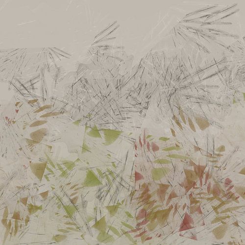 Abstract Organic Shapes Pattern by Dina Dankers