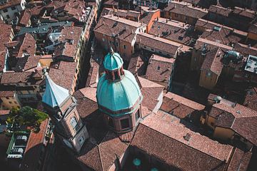 Bologna vanuit de lucht van Merel Tuk