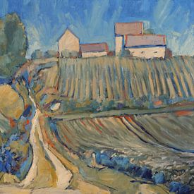 Zomerlicht over de wijngaard van Nop Briex