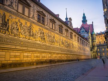 Dresden - Prinselijke processie in de avond van t.ART