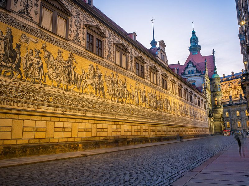 Dresden - Prinselijke processie in de avond van t.ART