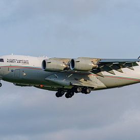 Kuwait Air Force Boeing C-17 Globemaster III. by Jaap van den Berg