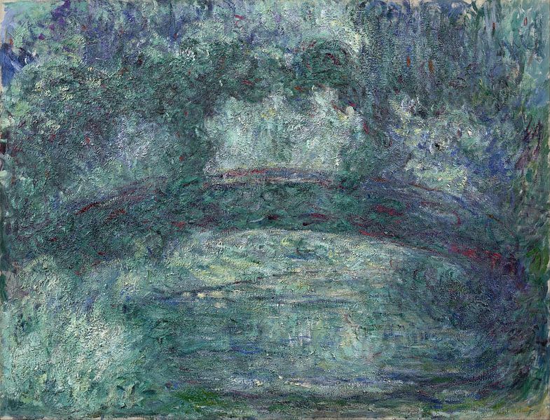 Water Lilies and Japanese Bridge, Claude Monet by Masterful Masters