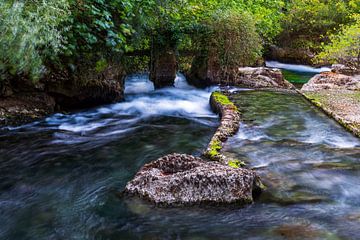 Fontaine de Vaucluse | De loop van de rivier van Flatfield