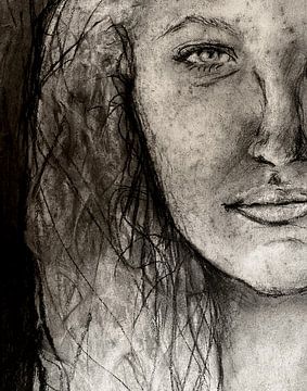 Charcoal portrait