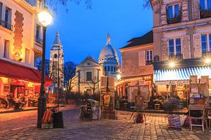 Place du Tertre Parijs van Dennis van de Water