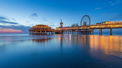 Heure bleue en bord de mer - Scheveningen été sulfureux sur Silvia Thiel