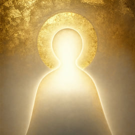 Göttliche Heiligenscheinsilhouette von Markus Gann