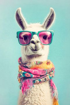 Cool llama by Poster Art Shop