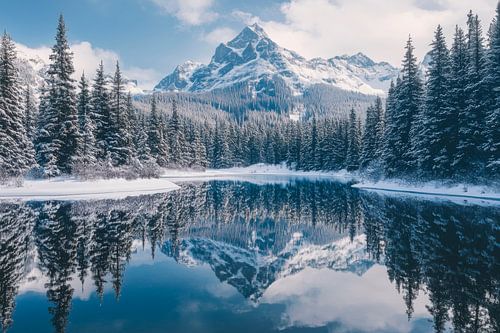 Winter berglandschap
