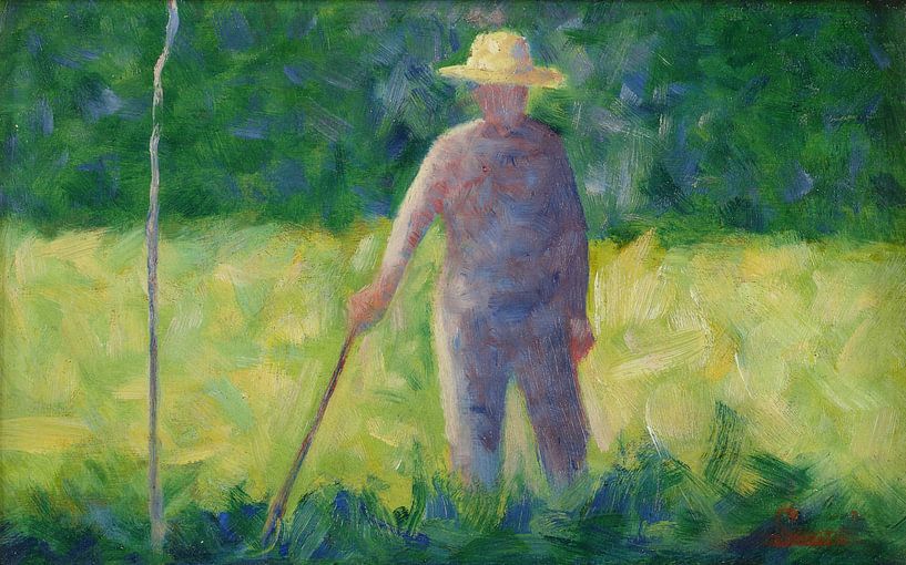 De tuinman, Georges Seurat van Meesterlijcke Meesters