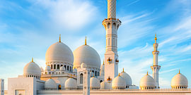 Kuppeln der Moschee von Dieter Walther