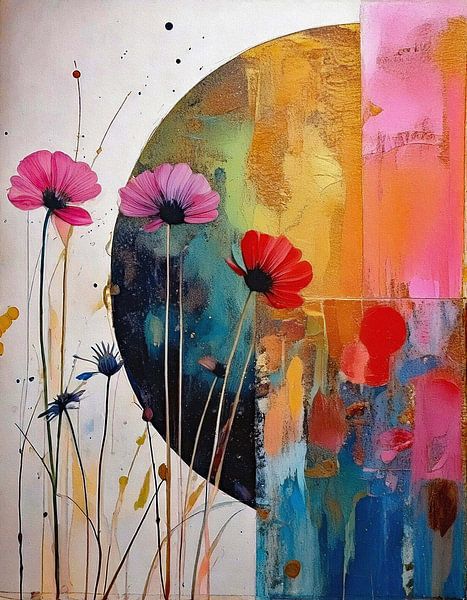 Abstrakter Frühlingstanz von Moonheart Artworks