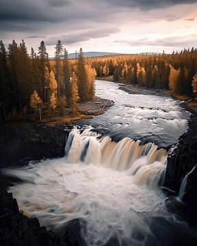 Herfst in Lapland van fernlichtsicht