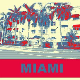 Miami Beach van Adriaan Hennie van Ravesteijn