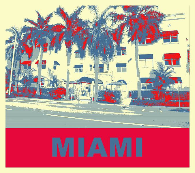 Miami Beach von Adriaan Hennie van Ravesteijn