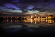Deventer at Night, skyline with IJssel, June 2014 by Jan Haitsma thumbnail