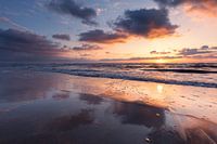 Sunset by the sea