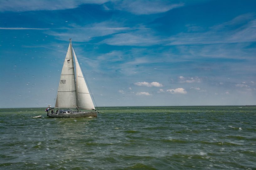 Sailboat. by Tanja de Mooij