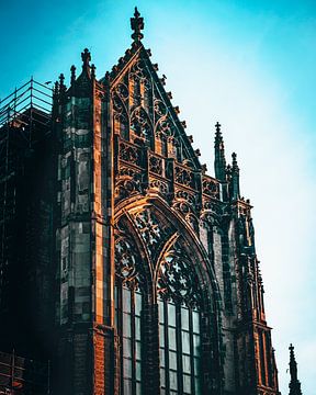 La cathédrale d'Utrecht sur de Utregter Fotografie