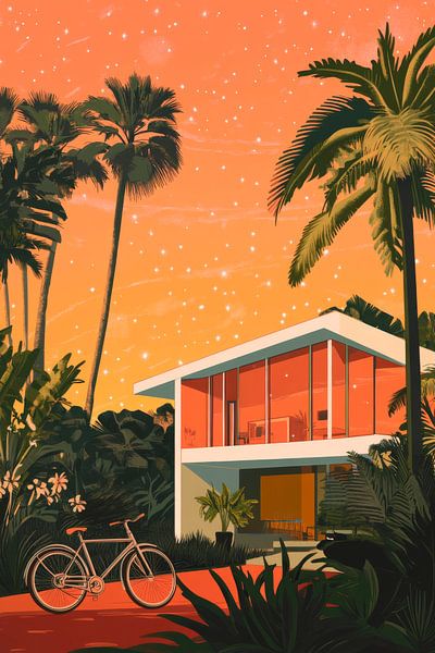Tropical house by Poster Art Shop