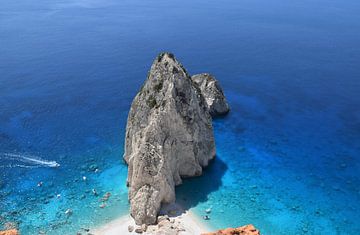 View point on Mizithres on Zakynthos by Esther