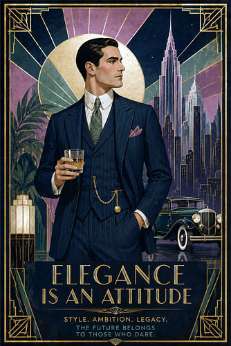 Elegance Is an Attitude – Art-Déco Visionär