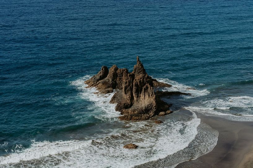 Travel photography "Playa del Sorocco" | Tenerife | Spain | Beach | Blue | Water | Photography | Photo Print | Sea by Estelle Bijker Fotografie