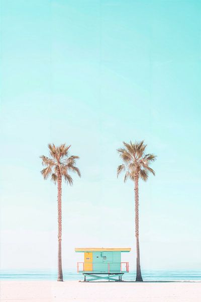 Beach house Palmen by Poster Art Shop