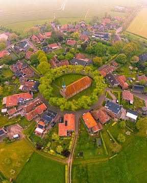 Niehove vu du ciel, Groningue sur Ewold Kooistra