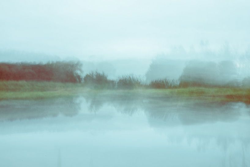 Impressionist photographic work Riverbank Reed by Jesse G