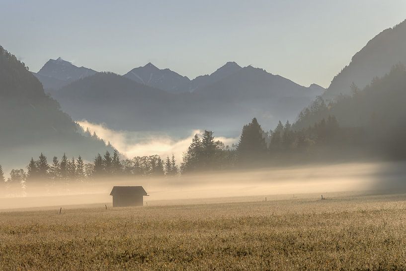 Brouillard matinal au Tyrol par Silvia Thiel