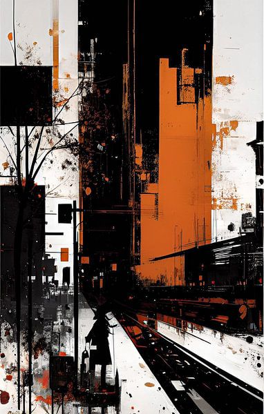 Attente du train par Niek Traas