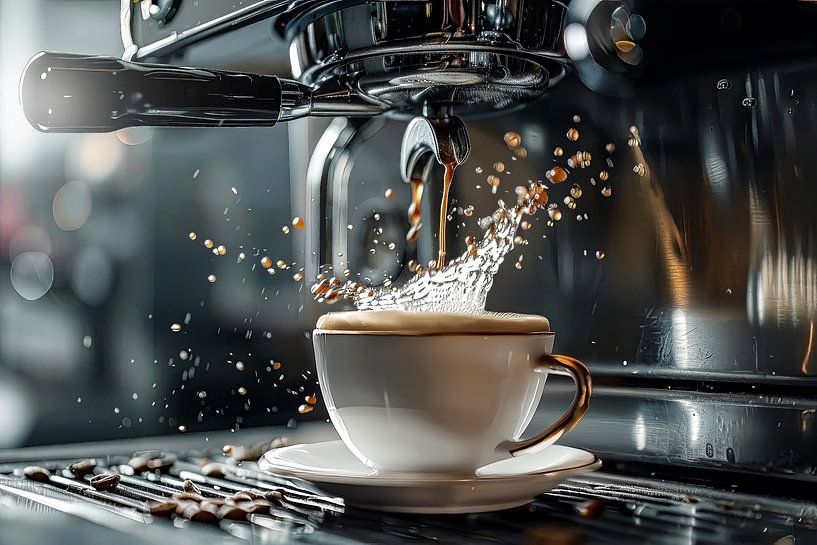 Kunst mit Kaffee von Egon Zitter