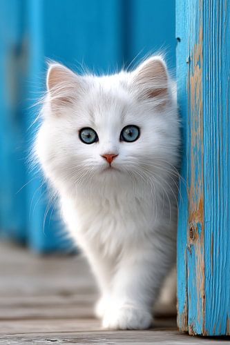 Witte poes