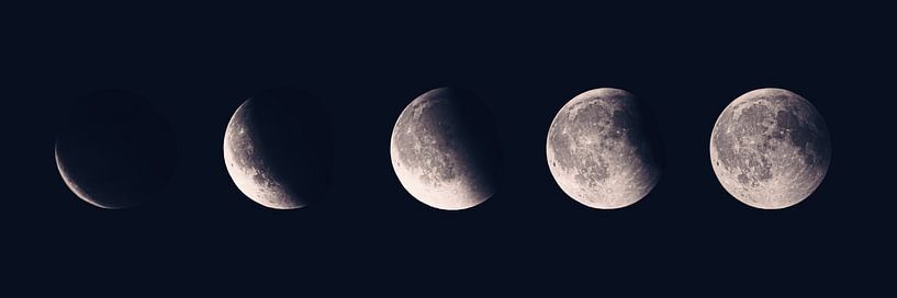 The phases of the moon - a look at the night sky by Thorsten Güttes / 25pictures
