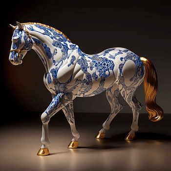 Delfts blauw paard