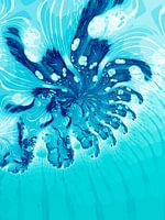 Abstrakt in Blau