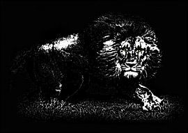 Le plus puissant des géants du lion sur DJF by Dean Jayson Freeman Art | Level Up your Home