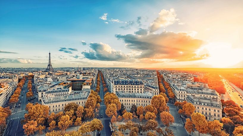 Panorama of Paris by Manjik Pictures