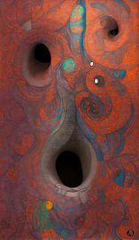 "The Plague 2.1" Remake, peinture, abstract, isometric, mural