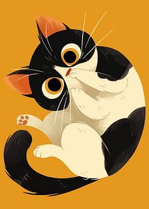 Scheue Katze