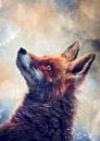 Fox dieren kunst #fox van JBJart Justyna Jaszke thumbnail