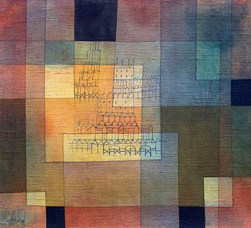 Polyphonic Architecture (1930) painting by Paul Klee. van Studio POPPY